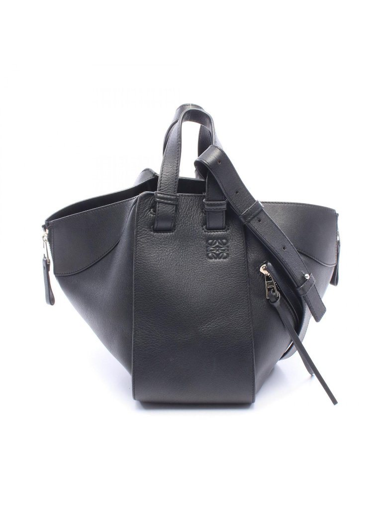 Loewe Handbag Hammock Bag Small Black Leather